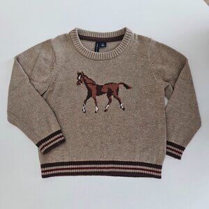 Janie and Jack “The Horse Show” Sweater – Size 2T